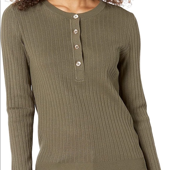 Calvin Klein button up sweater - Picture 3 of 8